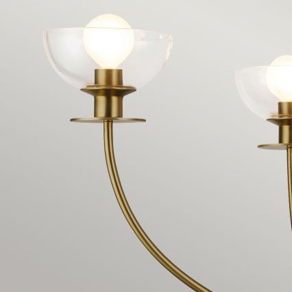 Alora Mood - Lámpara colgante con barra SYLVIA 4xE14/40W/230V dorada