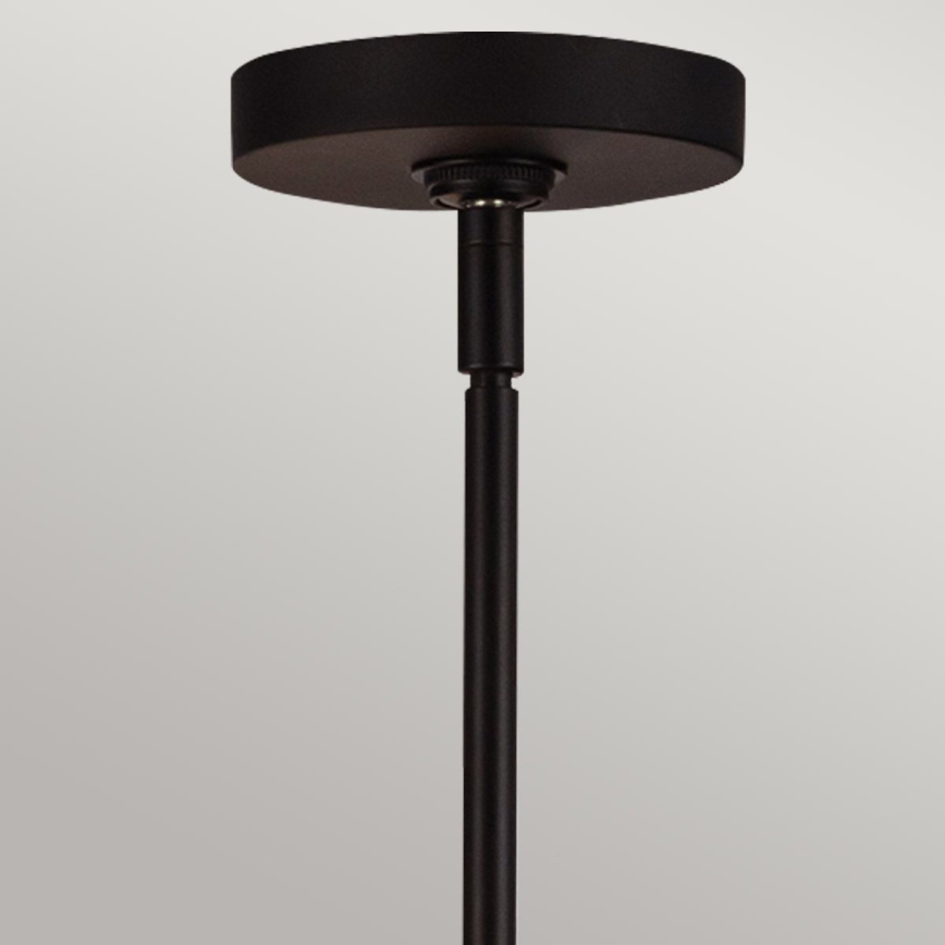 Alora Mood - Lámpara de techo con varilla SYLVIA 4xE14/40W/230V negra