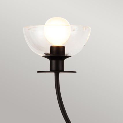 Alora Mood - Lámpara de techo con varilla SYLVIA 4xE14/40W/230V negra