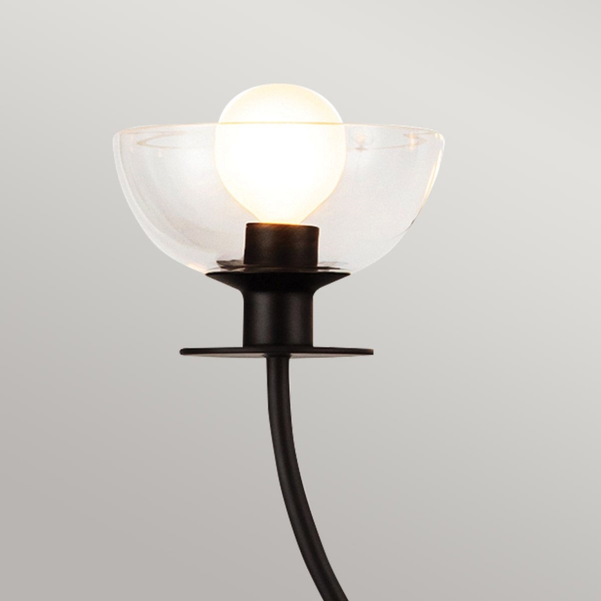 Alora Mood - Lámpara de techo con varilla SYLVIA 4xE14/40W/230V negra