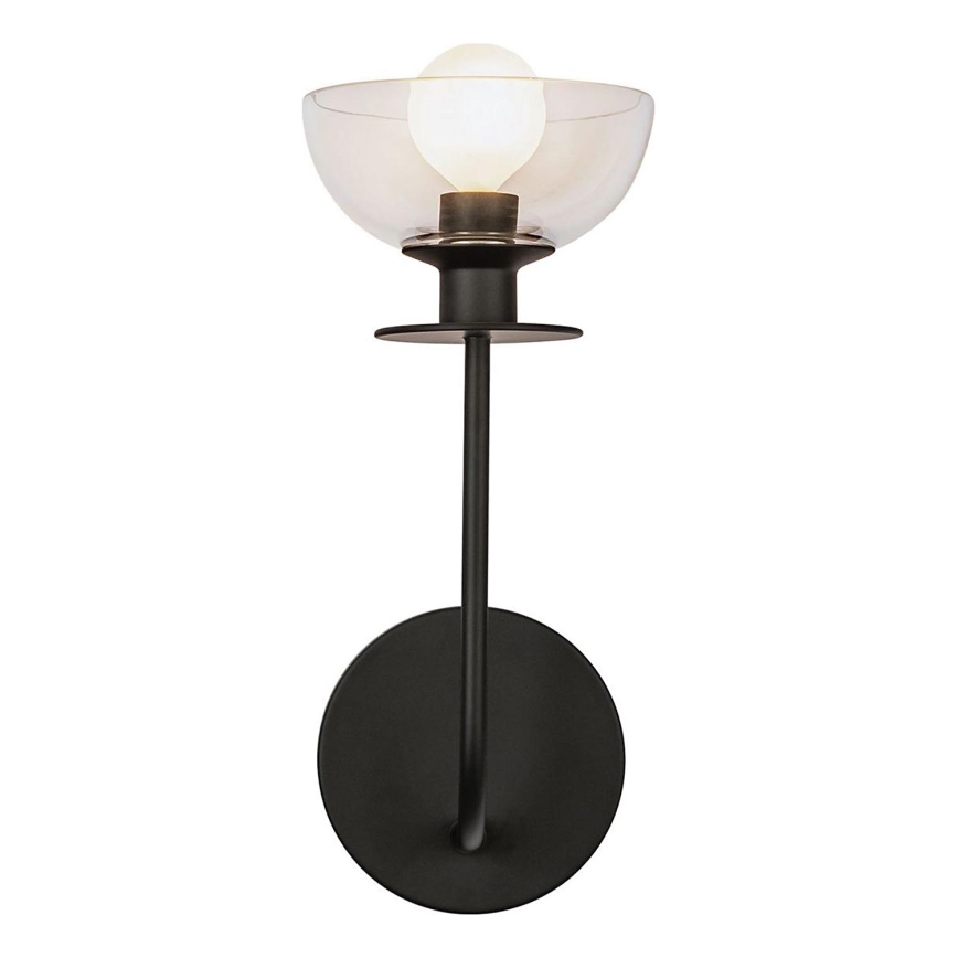 Alora Mood - Aplique SYLVIA 1xE14/40W/230V negro