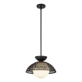 Alora Mood - Lámpara colgante con varilla PERTH 1xE27/60W/230V Ø 37,5 cm negra