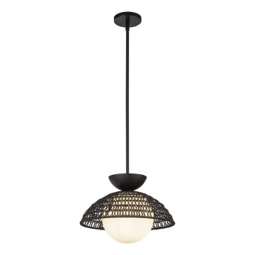 Alora Mood - Lámpara colgante con varilla PERTH 1xE27/60W/230V Ø 37,5 cm negra