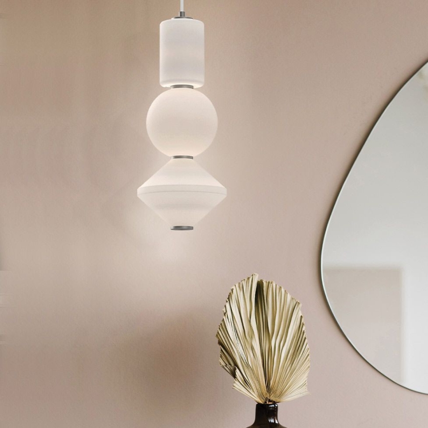 Alora Mood - Lámpara colgante LED suspendida por cable BIJOU LED/20W/230V 3000K cromo mate
