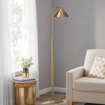 Alora Mood - Lámpara de pie REMYCK 1xE27/60W/230V dorada