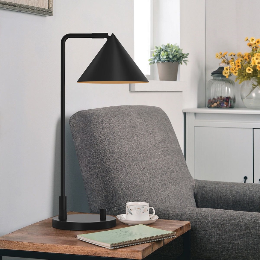 Alora Mood - Lámpara de sobremesa REMYCK 1xE27/60W/230V negra