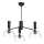 Alora Mood - Lámpara de techo con varilla JUDE 3xE27/60W/230V negra