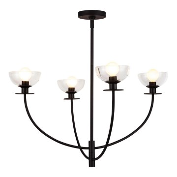 Alora Mood - Lámpara de techo con varilla SYLVIA 4xE14/40W/230V negra