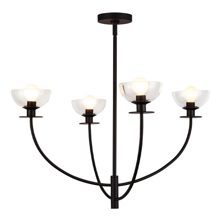 Alora Mood - Lámpara de techo con varilla SYLVIA 4xE14/40W/230V negra