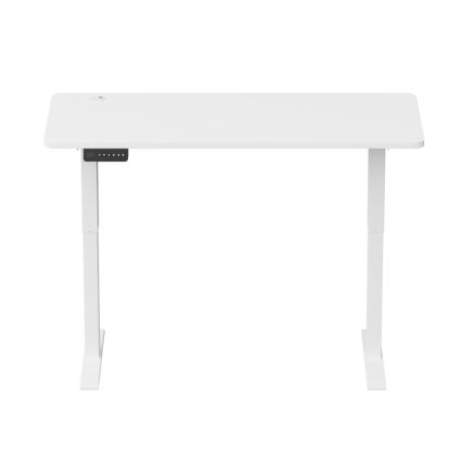 Altura ajustable mesa LEVANO 140x60 cm blanco