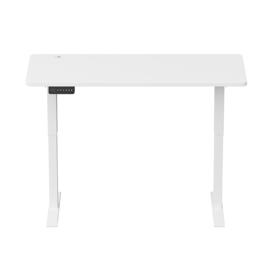 Altura ajustable mesa LEVANO 140x60 cm blanco