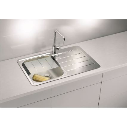 ALVEUS 1069147 - Fregadero de cocina LINE 79x50 cm acero inoxidable/satinado