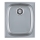 ALVEUS 1082195 - Fregadero de cocina BASIC 44x38 cm acero mate/satin, salida grande
