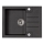 ALVEUS 1090951 - Fregadero de cocina ROCK 59,5x47,5 cm granito/negro