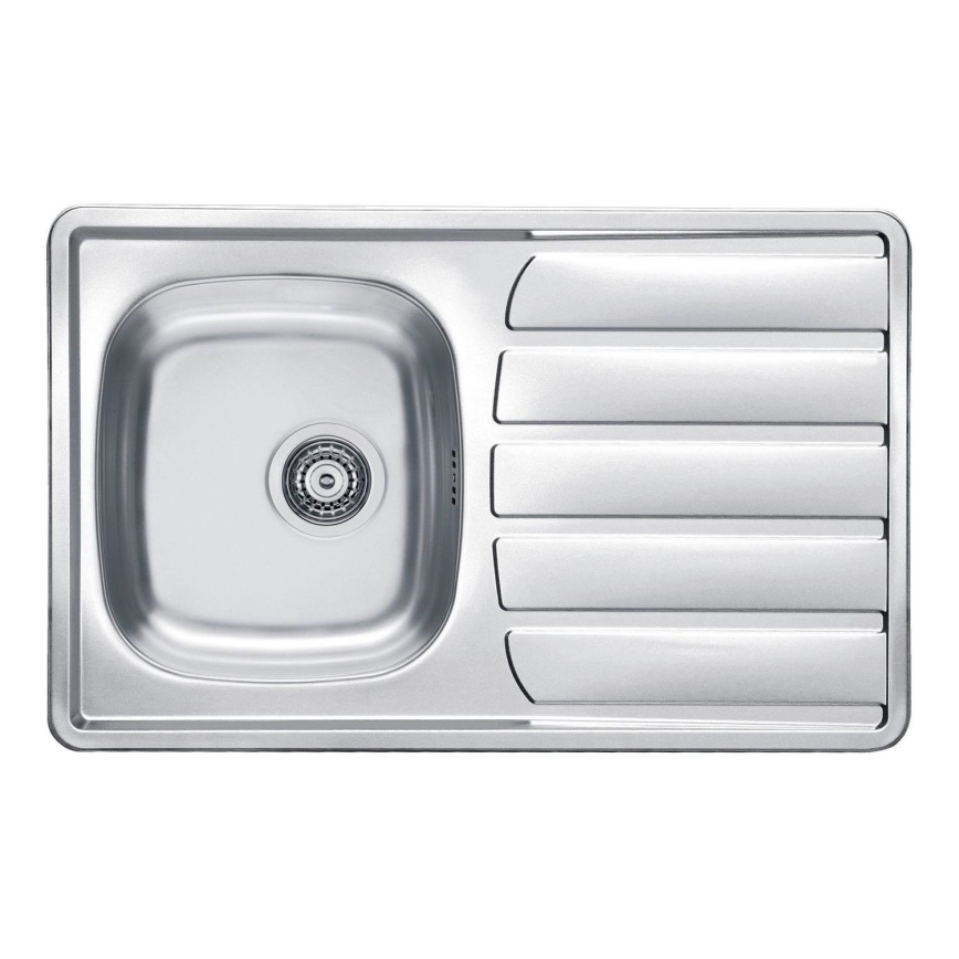ALVEUS 1098938 - Fregadero de cocina ZOOM 79x50 cm satin, para montaje superior