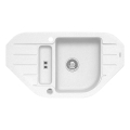 ALVEUS 1100889 - Fregadero de cocina NIAGARA 90x50 cm granito/blanco