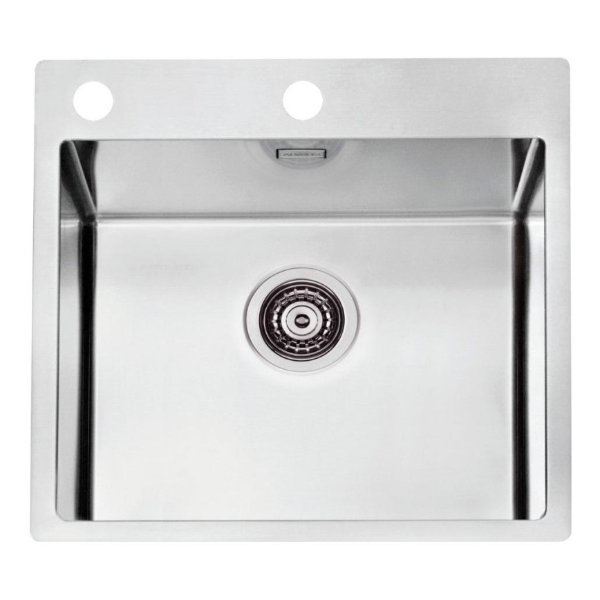 ALVEUS 1103609 - Fregadero de cocina PURE 52,5x51,5 cm satén