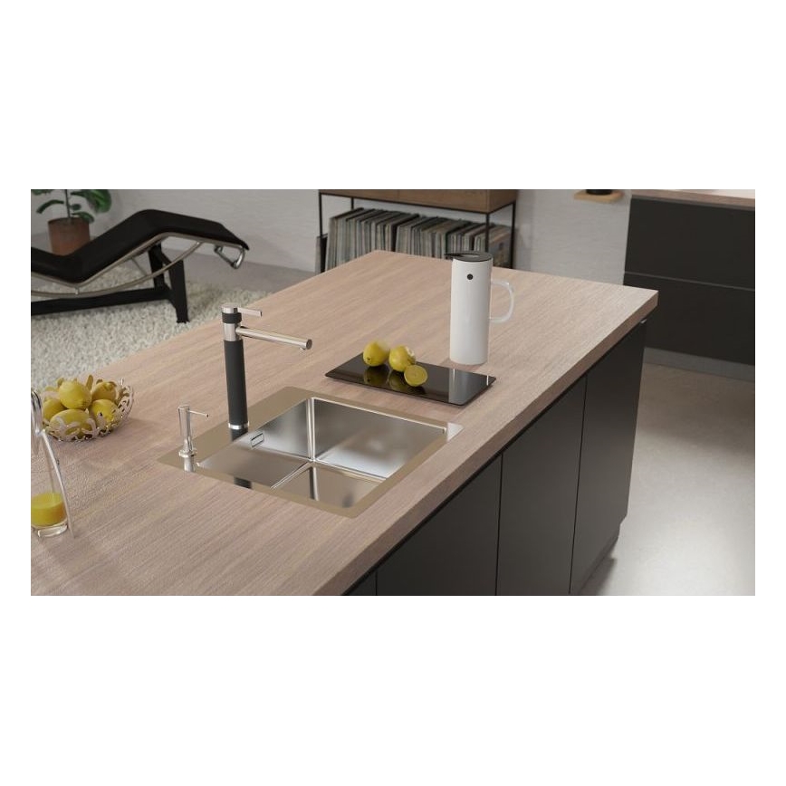 ALVEUS 1103609 - Fregadero de cocina PURE 52,5x51,5 cm satén