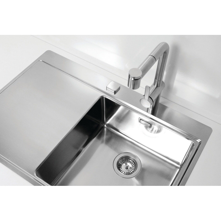 ALVEUS 1103651 - Fregadero de cocina PURE 79x52,5 cm satin, derecho