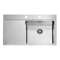 ALVEUS 1103653 - Fregadero de cocina PURE 86x52,5 cm satin, derecho
