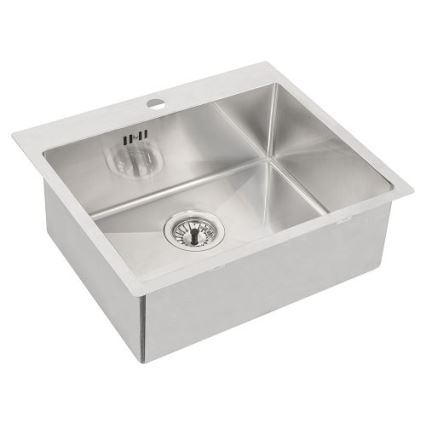 ALVEUS 1124382 - Fregadero de cocina QUARTO 55x48 cm satén