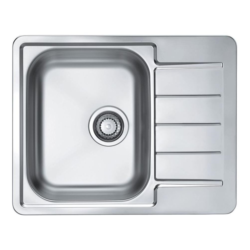 ALVEUS 1125356 - Fregadero de cocina LINE 61,5x50 cm acero mate/satén