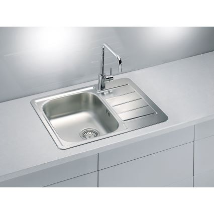 ALVEUS 1125356 - Fregadero de cocina LINE 61,5x50 cm acero mate/satén