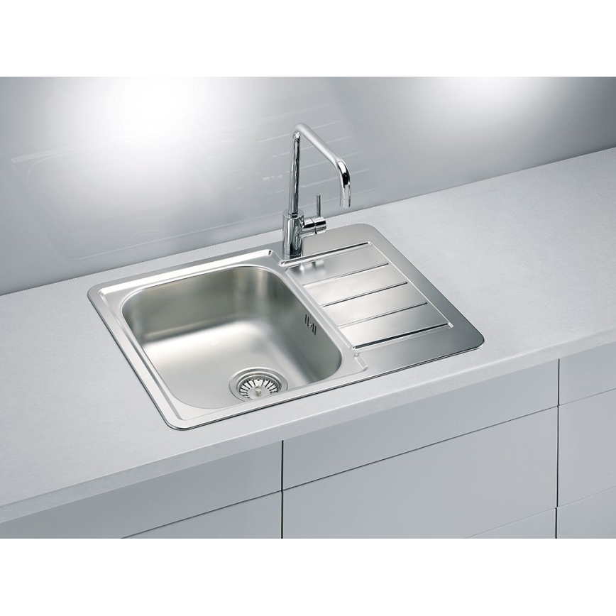 ALVEUS 1125356 - Fregadero de cocina LINE 61,5x50 cm acero mate/satén