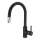 ALVEUS 1129022 - Grifo de fregadero con rociador extraíble DELOS 38 cm granito/negro