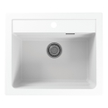 ALVEUS 1131991 - Fregadero de cocina ATROX 59x50 cm granito/blanco