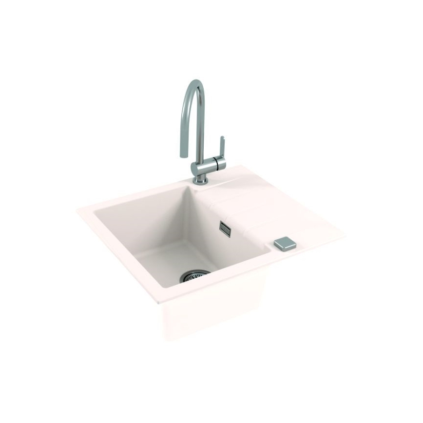 ALVEUS 1132017 - Fregadero de cocina CADIT 59x50 cm granito/blanco