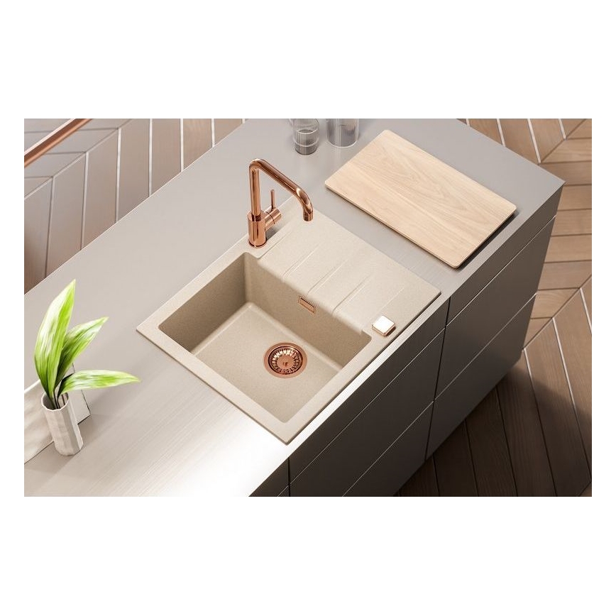 ALVEUS 1132019 - Fregadero de cocina CADIT 59x50 cm granito/beige