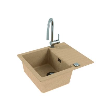 ALVEUS 1132019 - Fregadero de cocina CADIT 59x50 cm granito/beige