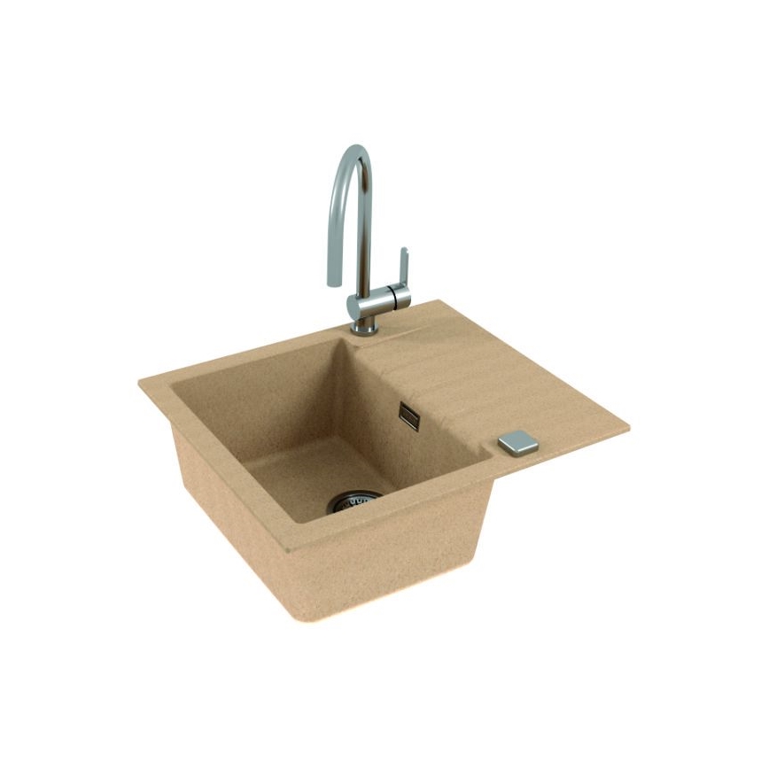 ALVEUS 1132019 - Fregadero de cocina CADIT 59x50 cm granito/beige