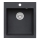 ALVEUS 1133432 - Fregadero de cocina CORTINA 50x45 cm granito/negro