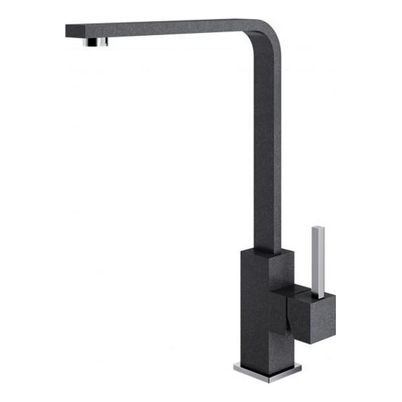 ALVEUS 1136742 - Grifo de fregadero AFRA 32,3 cm granito/negro