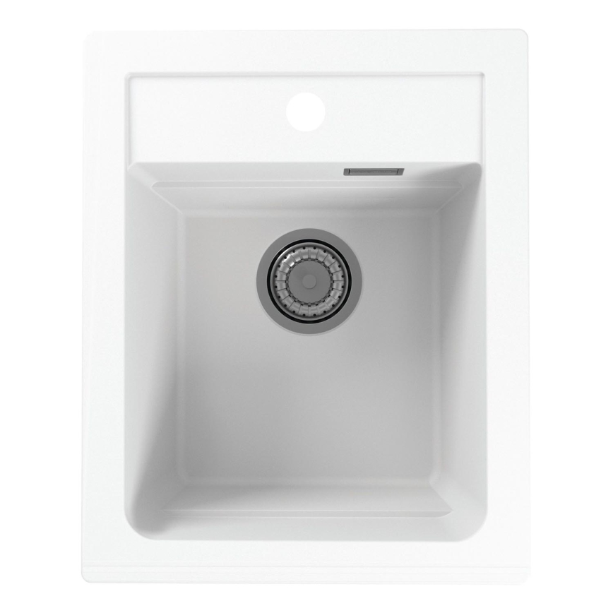 ALVEUS 1139079 - Fregadero de cocina ATROX 50x40 cm granito/blanco