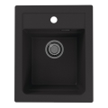 ALVEUS 1139771 - Fregadero de cocina ATROX 50x40 cm granito/negro