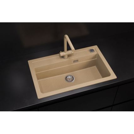 ALVEUS 1140445 - Fregadero de cocina ATROX 79x50 cm granito/beige