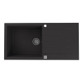 ALVEUS 1140598 - Fregadero de cocina CADIT 100x50 cm granito/negro
