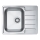 ALVEUS 1144603 - Fregadero de cocina LINE 61,5x50 cm acero mate/satin, sin excéntrica