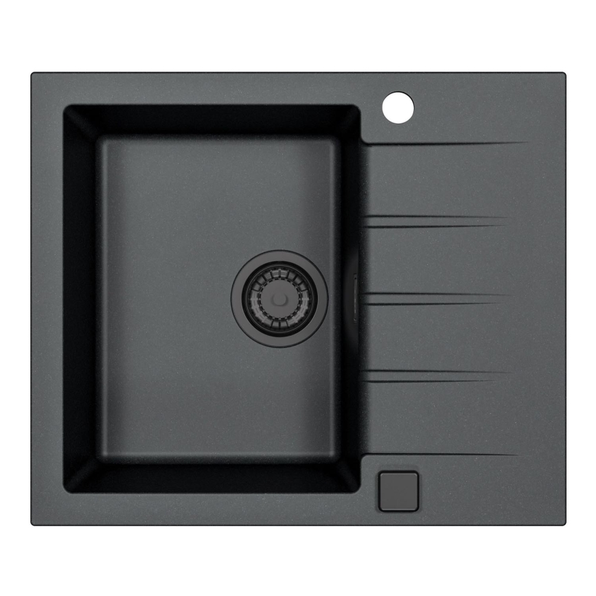 ALVEUS 1148158 - Fregadero de cocina CADIT 59x50 cm granito/negro