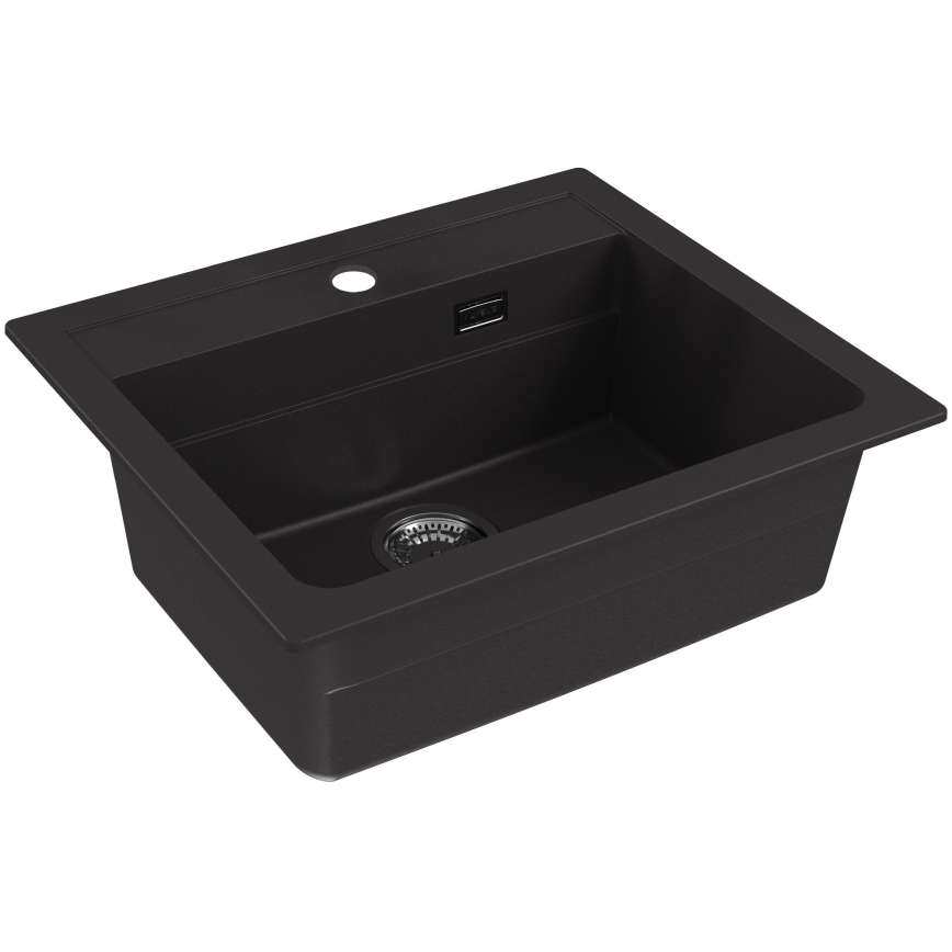 ALVEUS 1148162 - Fregadero de cocina ATROX 59x50 cm granito/negro
