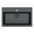 ALVEUS 1148163 - Fregadero de cocina ATROX 79x50 cm granito/negro