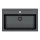 ALVEUS 1148163 - Fregadero de cocina ATROX 79x50 cm granito/negro
