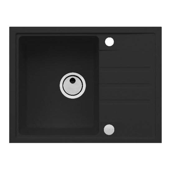 ALVEUS 1149080 - Fregadero de cocina INTERMEZZO 62x48 cm granito/negro