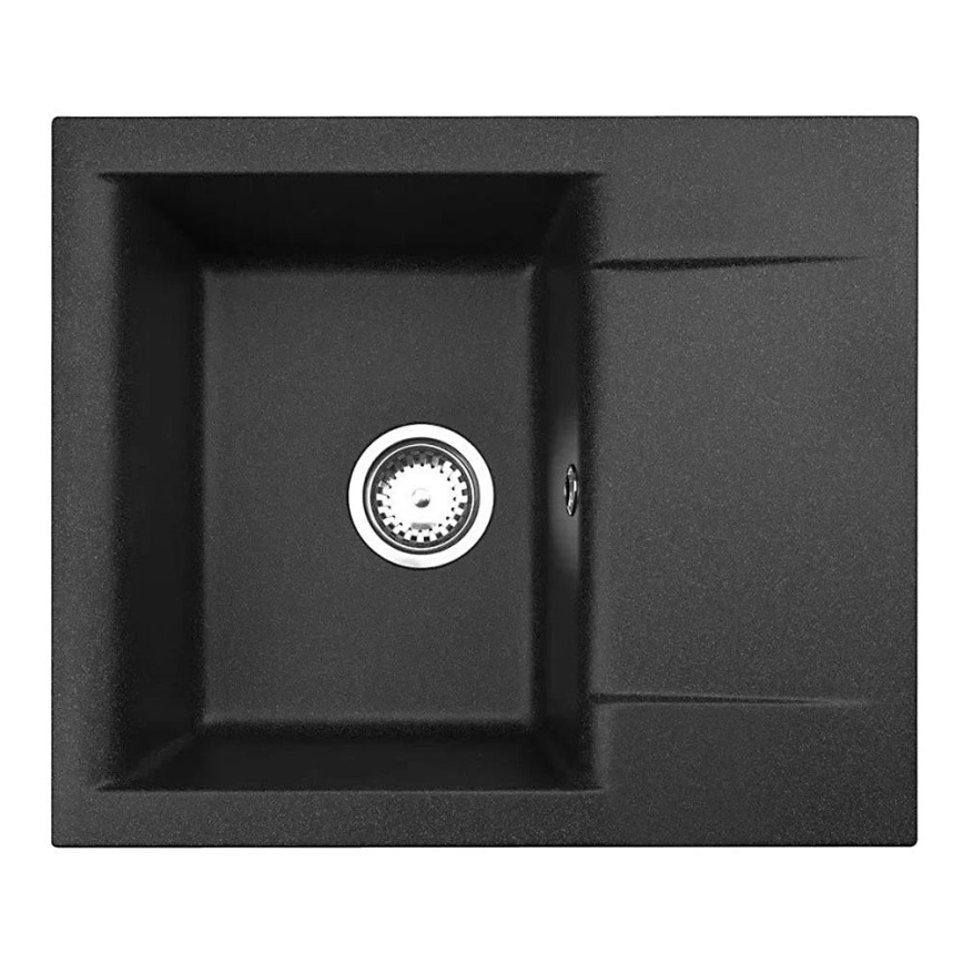 ALVEUS 1149116 - Fregadero de cocina GEM 59x50 cm granito/negro