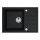 ALVEUS 1149126 - Fregadero de cocina INTERMEZZO 68x48 cm granito/negro