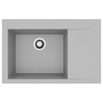 ALVEUS 1149300 - Fregadero de cocina PURE 79x51,5 cm granito/gris