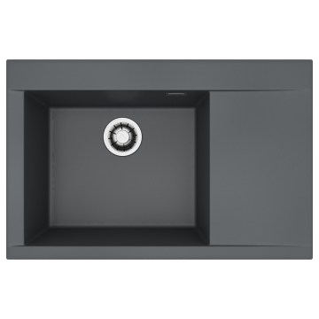 ALVEUS 1149303 - Fregadero de cocina PURE 79 x 51,5 cm granito/antracita